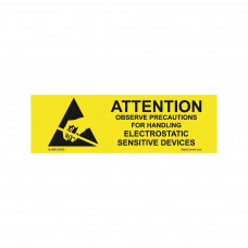 Desco Europe ALABEL5/8X2 LABEL, ATTENTION, RS-471, 16MM x 51MM, 1000/ROLL