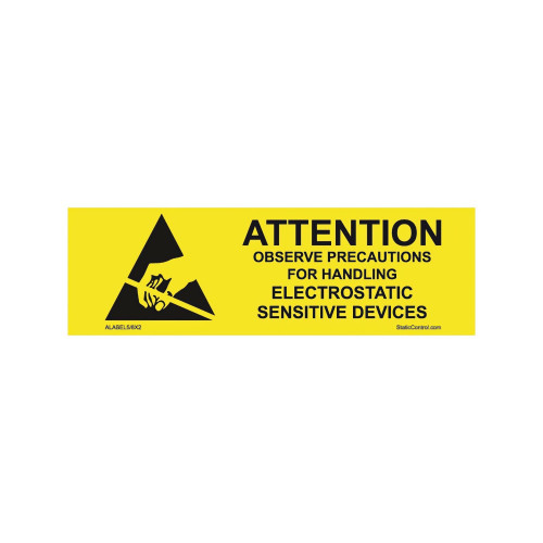 Desco Europe ALABEL5/8X2 LABEL, ATTENTION, RS-471, 16MM x 51MM, 1000/ROLL Desco Europe ALABEL5/8X2 LABEL, ATTENTION, RS-471, 16MM x 51MM, 1000/ROLL