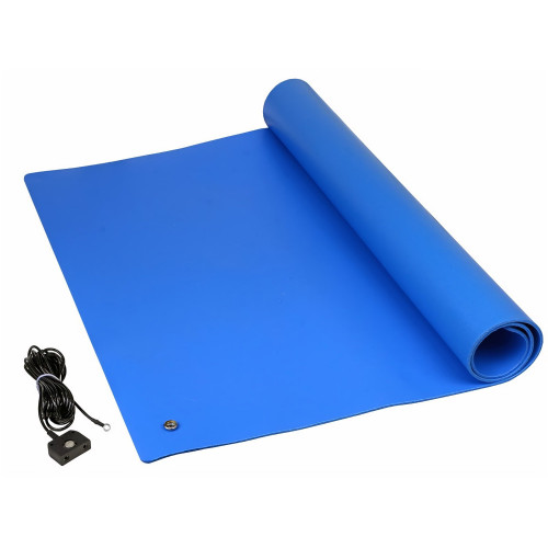 Desco Europe TM2436L3BL-L TABLE MAT, PREMIUM, BLUE, 24'' x 36'', W/SGC Desco Europe TM2436L3BL-L TABLE MAT, PREMIUM, BLUE, 24'' x 36'', W/SGC