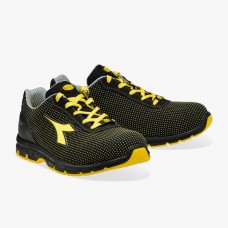 Diadora RUN ATOM LOW S3 SRC ESD, Black /Yellow Croms, C0401