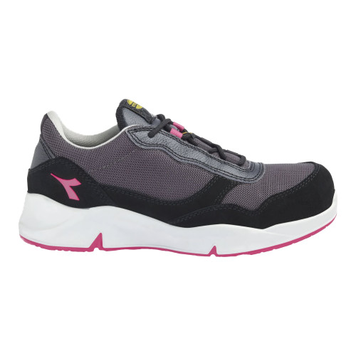 Diadora ATHENA TEXT LOW S1PL FO SR ESD, Nine Iron/Raspberry, D0458, size 39 Diadora ATHENA TEXT LOW S1PL FO SR ESD, Nine Iron/Raspberry, D0458, size 39
