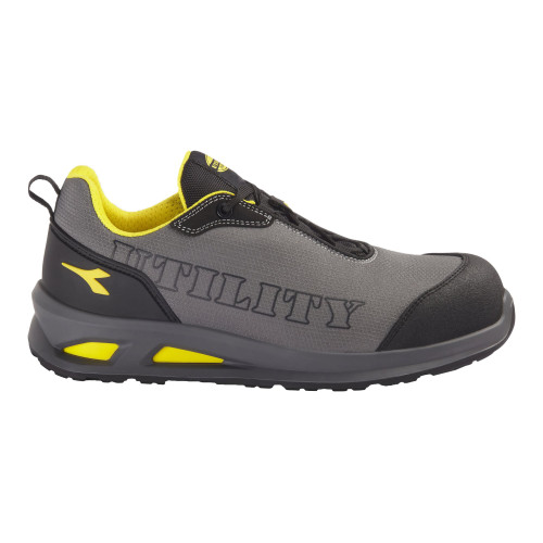 Diadora SMART SOFTBOX LOW S1PL FO SR ESD, Grigio Acciaio, 75070, taglia 35
