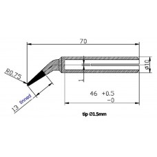 EWIG MR15 1.5mm conical tip for TRM80 soldering gun