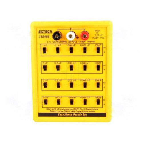 Extech 380405 Capacitance Decade Box Extech 380405 Capacitance Decade Box