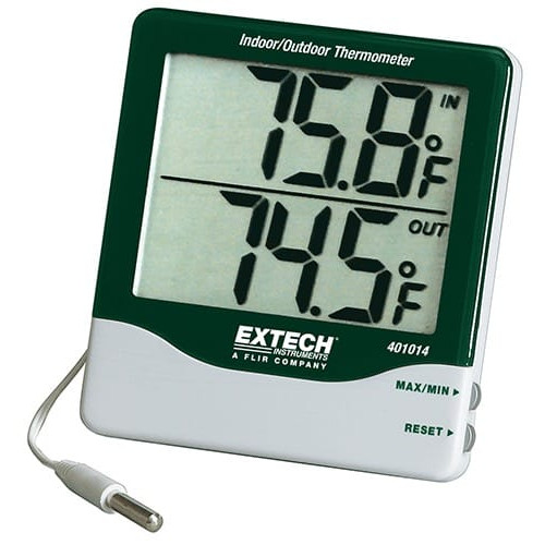 Extech 401014 Big Digit Indoor/Outdoor Thermometer Extech 401014 Big Digit Indoor/Outdoor Thermometer
