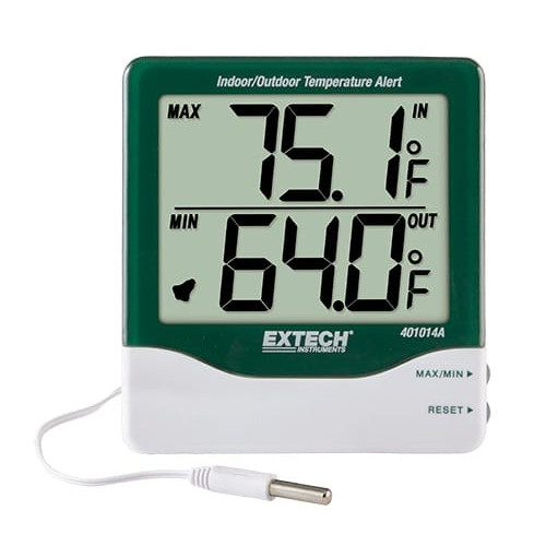 Extech 401014A Big Digit Indoor/Outdoor Temperature Alert Extech 401014A Big Digit Indoor/Outdoor Temperature Alert