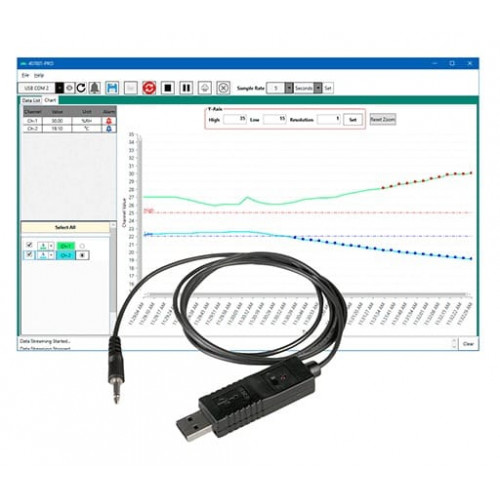Extech 407001-PRO Data Acquisition Software and USB Cable Extech 407001-PRO Data Acquisition Software and USB Cable
