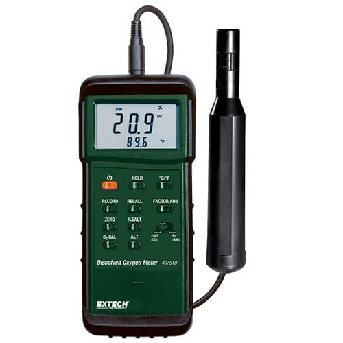 Extech 407510 Heavy Duty Dissolved Oxygen Meter with PC interface Extech 407510 Heavy Duty Dissolved Oxygen Meter with PC interface