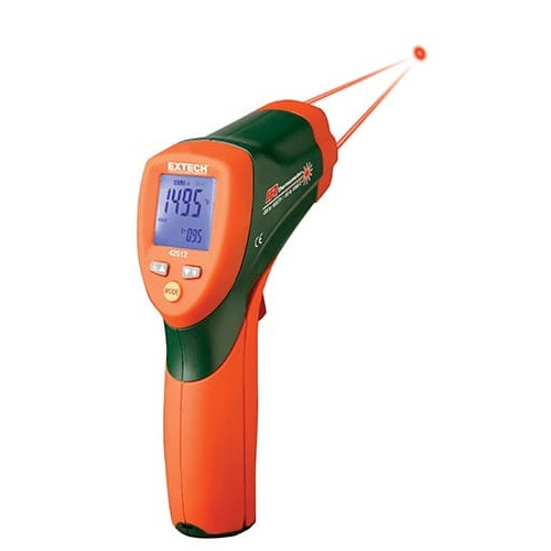 Extech 42512-NIST Dual Laser InfraRed Thermometer, with NIST certificate Extech 42512-NIST Dual Laser InfraRed Thermometer, with NIST certificate