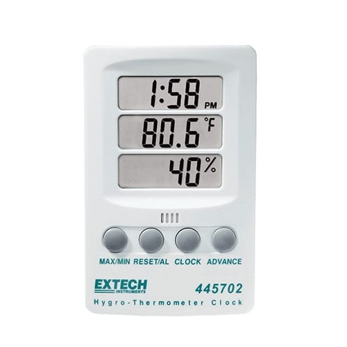 Extech 445702 Hygro-Thermometer Clock Extech 445702 Hygro-Thermometer Clock