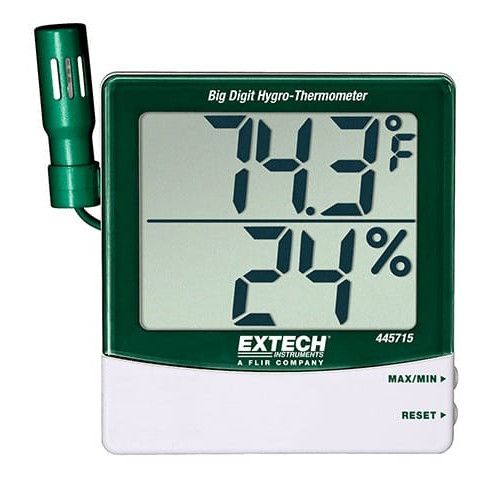 Extech 445715 Big Digit Hygro-Thermometer with Remote Probe Extech 445715 Big Digit Hygro-Thermometer with Remote Probe