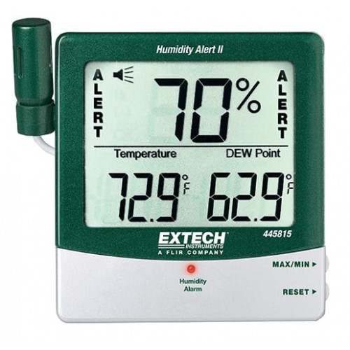Extech 445815-NIST Hygro-Thermometer Humidity Alert with Dew Point, with NIST certificate Extech 445815-NIST Hygro-Thermometer Humidity Alert with Dew Point, with NIST certificate