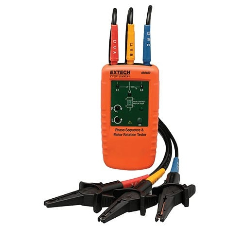 Extech 480403 Motor Rotation and 3-Phase Tester Extech 480403 Motor Rotation and 3-Phase Tester