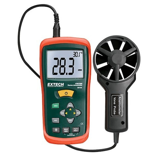 Extech AN100 CFM/CMM Mini Thermo-Anemometer Extech AN100 CFM/CMM Mini Thermo-Anemometer