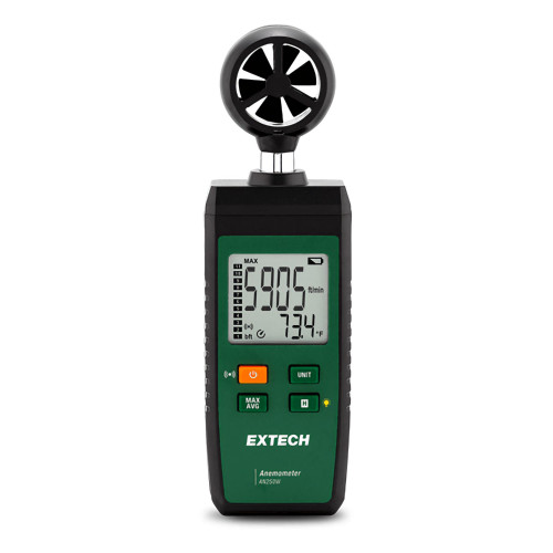 Extech AN250W Anemometer with Connectivity to ExView® App Extech AN250W Anemometer with Connectivity to ExView® App