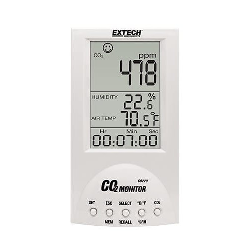 Extech CO220 Desktop Indoor Air Quality CO2