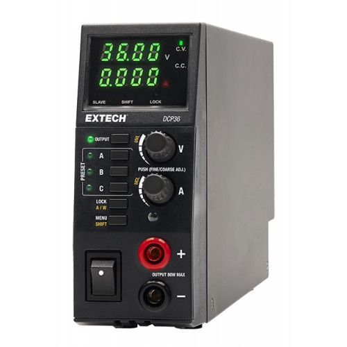 Extech DCP36 80W Switching Mode DC Power Supply Extech DCP36 80W Switching Mode DC Power Supply
