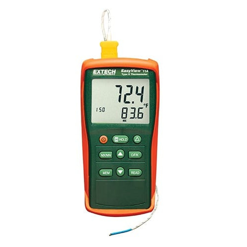 Extech EA11A-NIST Termometro a ingresso singolo EasyView tipo K, con certificato NIST Extech EA11A-NIST Termometro a ingresso singolo EasyView tipo K, con certificato NIST