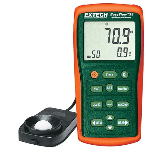 Extech EA33 Esposimetro EasyView con memoria