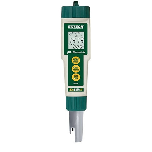 Extech EC500 Waterproof ExStik II pH/Conductivity Meter Extech EC500 Waterproof ExStik II pH/Conductivity Meter