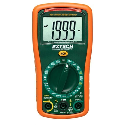 Extech EX310 9 Function Mini MultiMeter + Non-Contact Voltage Detector Extech EX310 9 Function Mini MultiMeter + Non-Contact Voltage Detector