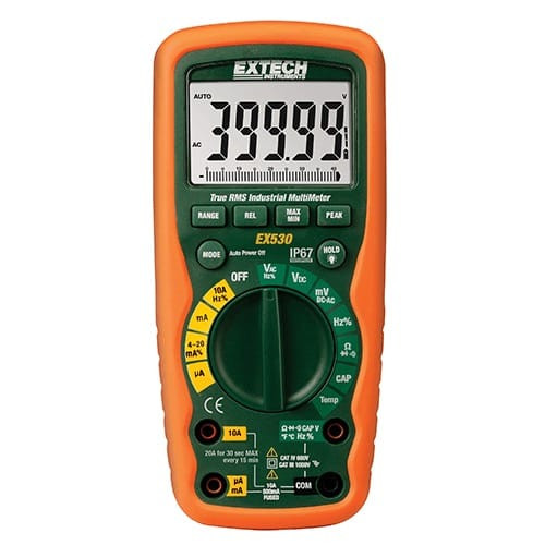 Extech EX530 11 Function Heavy Duty True RMS Industrial MultiMeter Extech EX530 11 Function Heavy Duty True RMS Industrial MultiMeter