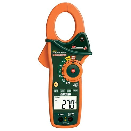 Extech EX810 1000A AC Clamp Meter with IR Thermometer Extech EX810 1000A AC Clamp Meter with IR Thermometer