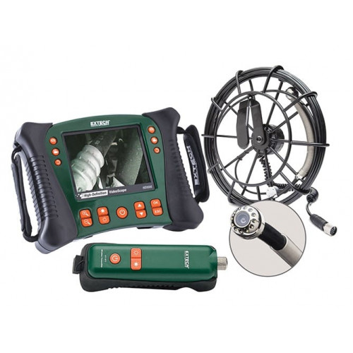 Extech HDV650W-30G HD VideoScope Wireless Plumbing Kit with HDV600 Monitor and 30m Probe