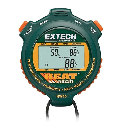 Extech HW30 HeatWatch Humidity/Temperature Stopwatch Extech HW30 HeatWatch Humidity/Temperature Stopwatch