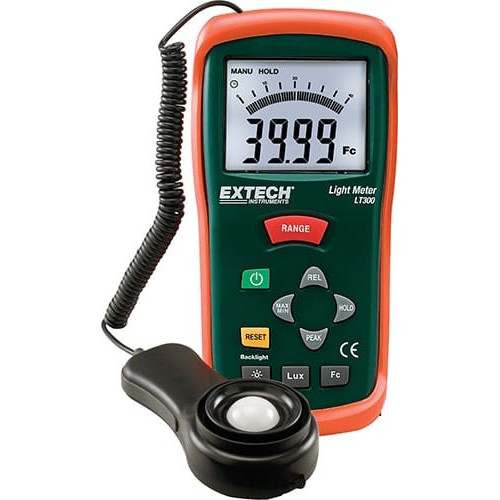 Extech LT300-NIST Light Meter, with NIST certificate Extech LT300-NIST Light Meter, with NIST certificate
