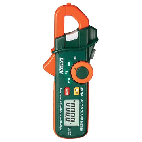 Extech MA120 200A AC/DC Mini Clamp Meter+Voltage Detector Extech MA120 200A AC/DC Mini Clamp Meter+Voltage Detector