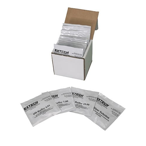 Extech PH103 Tripak Buffer Pouches (4, 7 and 10pH plus rinse solution)