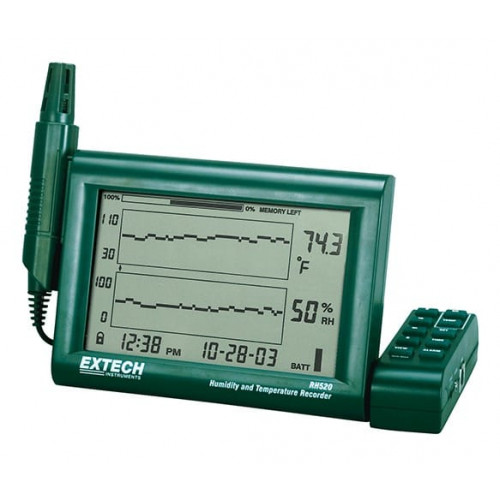 Extech RH520A-220 Humidity+Temperature Chart Recorder with Detachable Probe (220V) Extech RH520A-220 Humidity+Temperature Chart Recorder with Detachable Probe (220V)