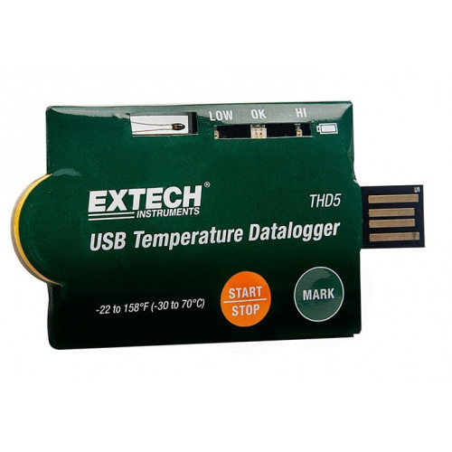 Extech THD5 USB Temperature Datalogger (Pack of 10) Extech THD5 USB Temperature Datalogger (Pack of 10)