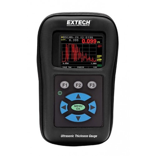 Extech TKG250 Digital Ultrasonic Thickness Gauge/Datalogger with Color Waveform Extech TKG250 Digital Ultrasonic Thickness Gauge/Datalogger with Color Waveform