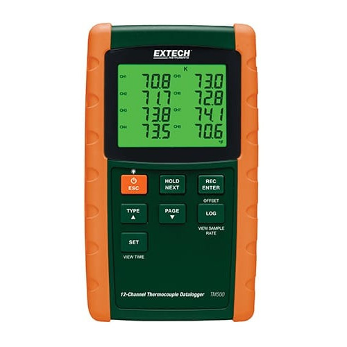 Extech TM500 12-Channel Datalogging Thermometer Extech TM500 12-Channel Datalogging Thermometer