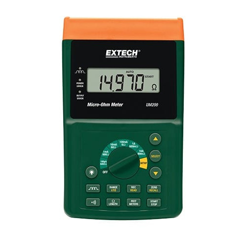 Extech UM200-NIST High Resolution Micro-Ohm Meter, with NIST certificate Extech UM200-NIST High Resolution Micro-Ohm Meter, with NIST certificate