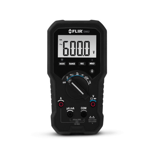 FLIR DM62-NIST TRMS Digital Multimeter with Non-contact Voltage, with NIST certificate