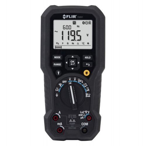 FLIR DM91 Industrial TRMS Multimeter with Datalogging (Wireless) FLIR DM91 Industrial TRMS Multimeter with Datalogging (Wireless)