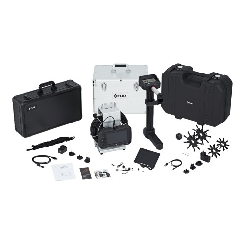 FLIR VS80-KIT-10 Videoscope Kit with Plumbing Spool and 30mm HD Camera Probe, 30m long, with 512Hz Pipe Locator