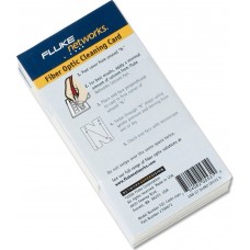 Fluke NFC-CARDS-5PK, Fiber Optic Cleaning Cards - 5 Pack (60 Sealed Zones)