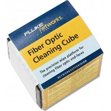 Fluke NFC-CUBE, Fiber Optic Cleaning Cube with Wipes (Cleans Up to 500 End-Faces)