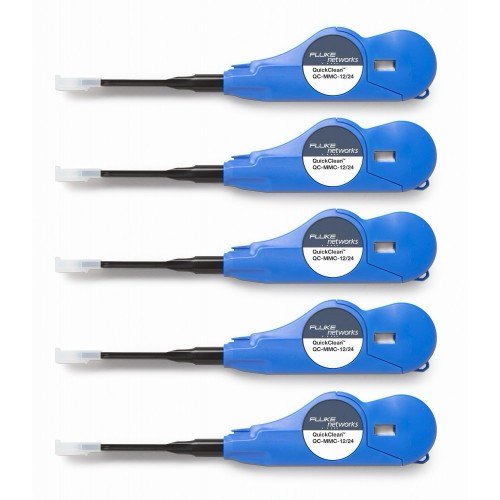 Fluke QC-MMC-12-24-5P, QuickClean Mechanical Cleaners for 12-24 MMC Connectors (5-Pack)