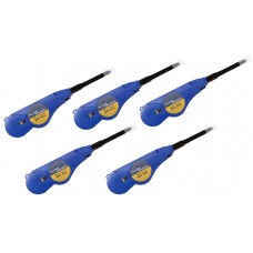 Fluke QC-MPO-16/32-5P, QuickClean Mechanical Cleaners for MPO 16/32 Fiber Connectors (5-Pack)