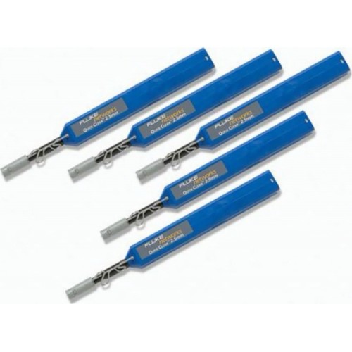 Fluke QUICKCLEAN-2.5-5P, QuickClean Mechanical Cleaners for 2.5 mm SC, ST, FC, and E2000 Connectors (5-Pack)