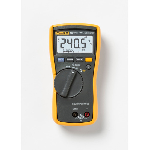 Fluke 113 TRMS Multimeter, 600V, AC/DC, 6000pt, VCHECK Fluke 113 TRMS Multimeter, 600V, AC/DC, 6000pt, VCHECK