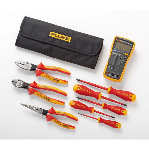 Fluke IB117K TRMS Multimeter Fluke 117 with 5 Insulated Screwdrivers and and 3 Insulated Pliers Fluke IB117K TRMS Multimeter Fluke 117 with 5 Insulated Screwdrivers and and 3 Insulated Pliers