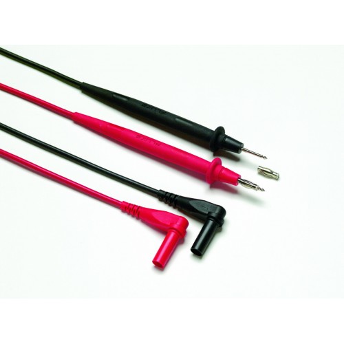 Fluke TL76 Banana / 90 ° Leads, 2 / 4mm R + N Tip Fluke TL76 Banana / 90 ° Leads, 2 / 4mm R + N Tip