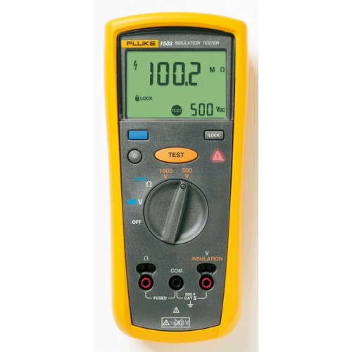 Fluke 1503 Insulation Tester 500/1000V, 2GOhm, 200mA Continuity