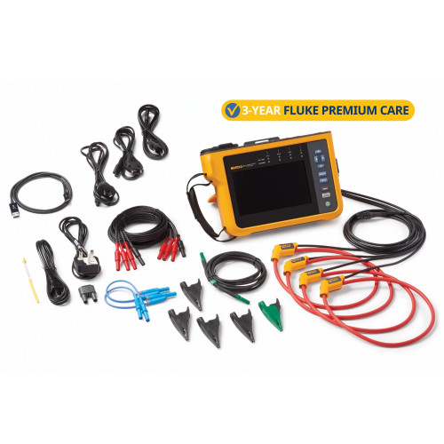 Fluke 1777/FPC 3YR EU Analizator jakości zasilania trójfazowego w pakiecie z trzyletnim planem Premium Care Fluke 1777/FPC 3YR EU Analizator jakości zasilania trójfazowego w pakiecie z trzyletnim planem Premium Care
